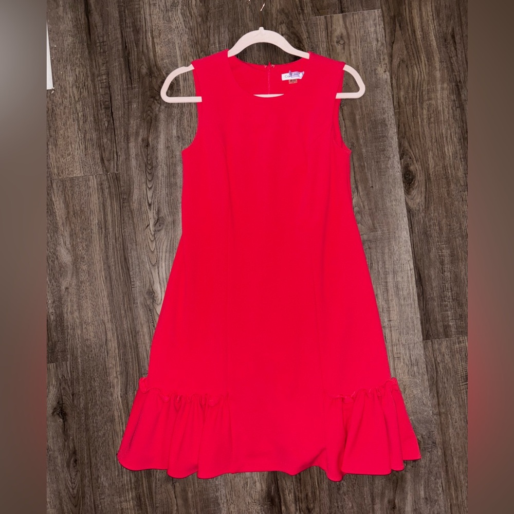 Calvin Klein dress size 4 coral pink, new w/o tags
